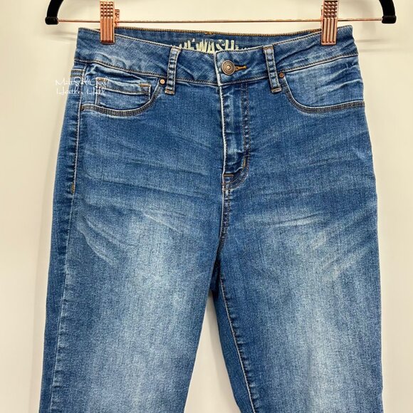 Rewash High-Waisted Skinny Ankle Jeans Size 7 - Picture 2 of 5
